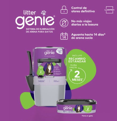 Pack! Litter genie + Dos recargas